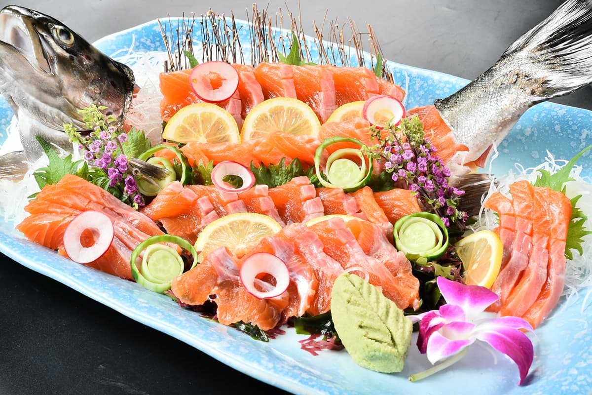 信州サーモンお造り