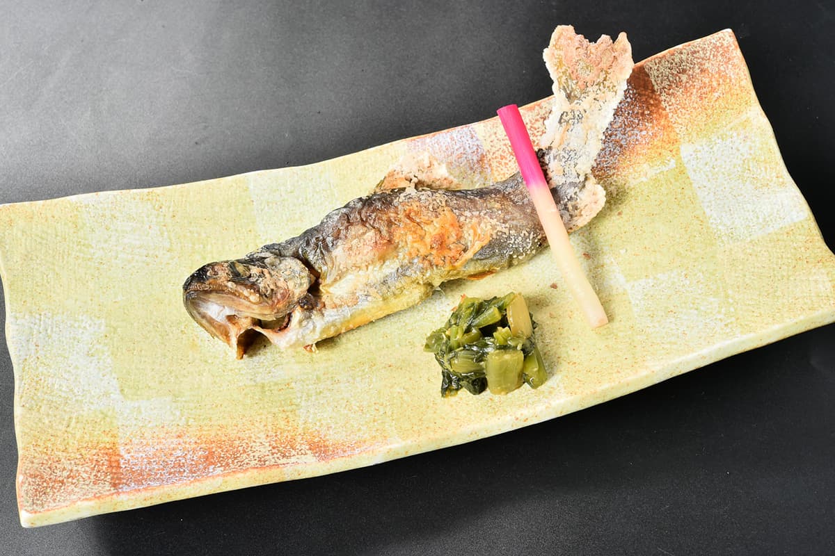 岩魚の塩焼き