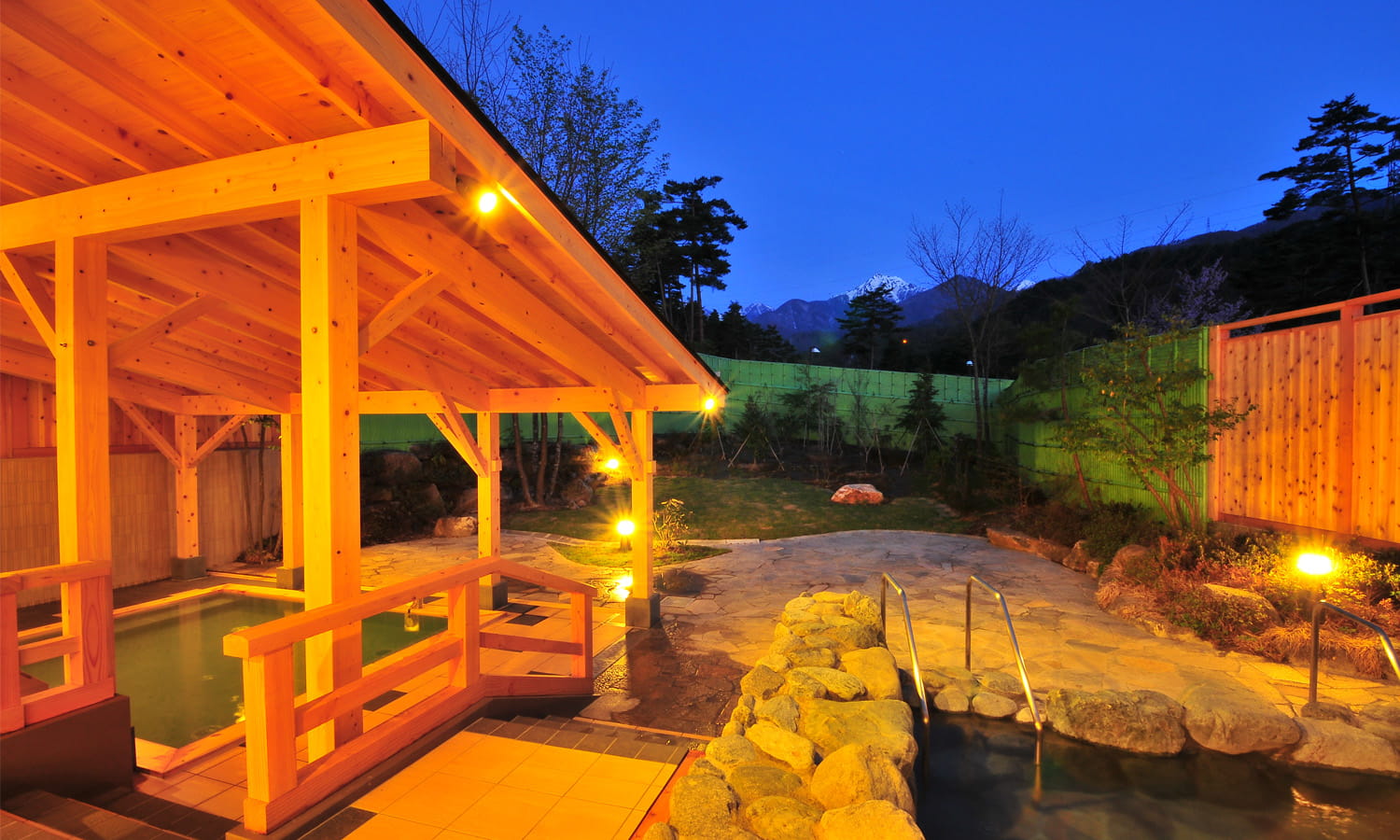 アルプス眺望風呂